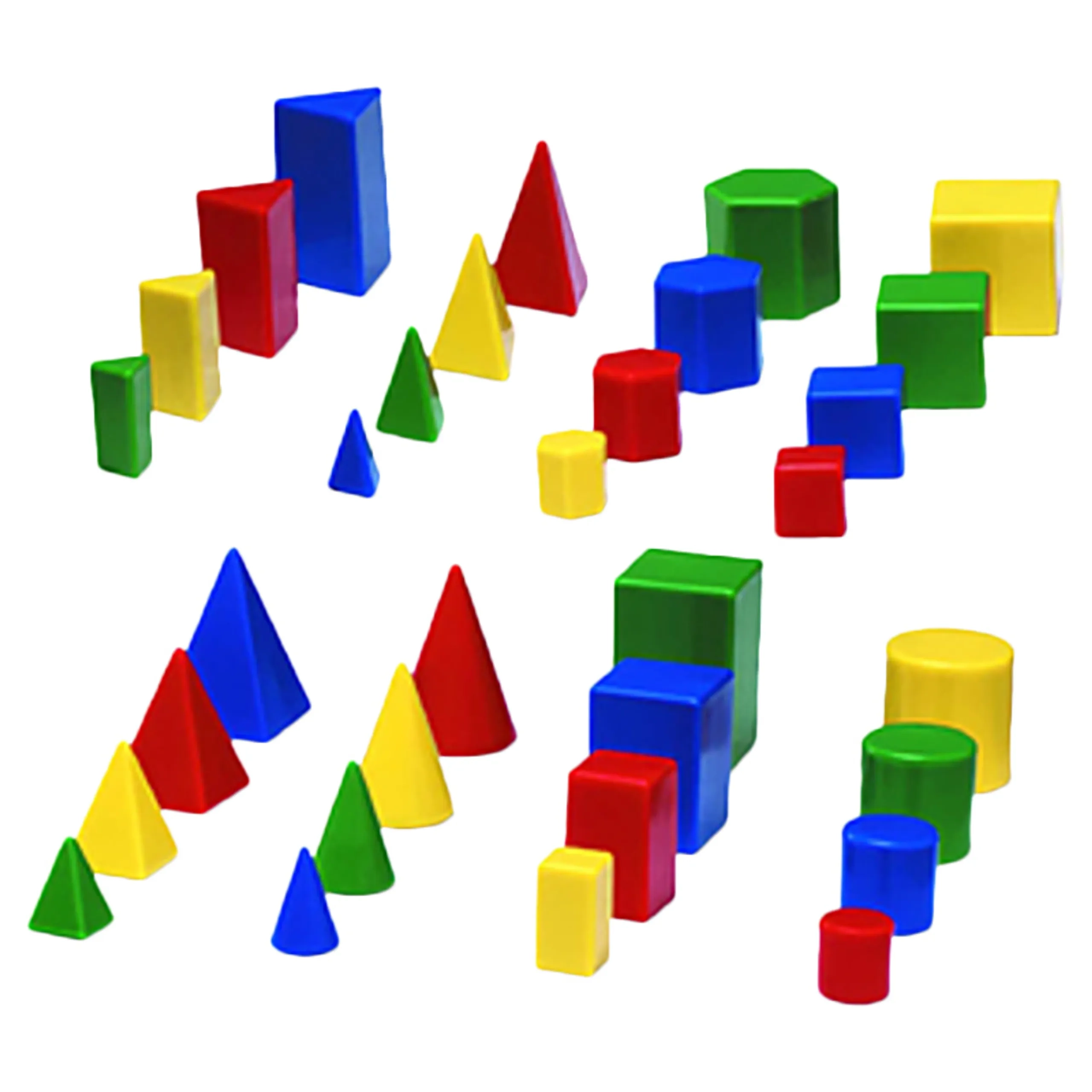 Learning Resources Mini Relational Geosolids - Suitable for 5 to 9 yrs 32 pieces