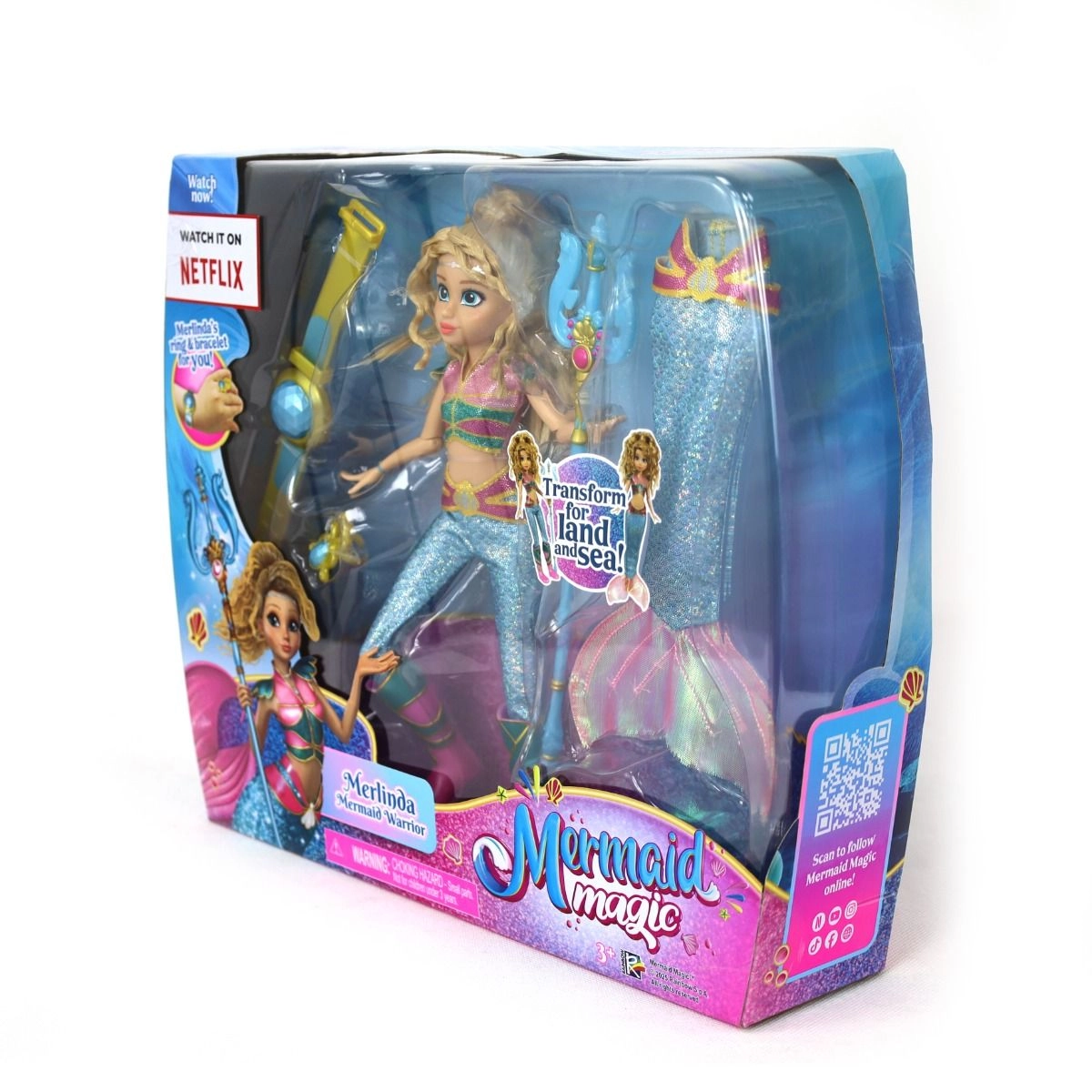 Warrior Transformation - 9 inch Multi Colour Ages 3+