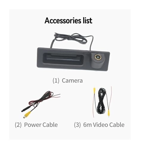 Rear View Camera - Night vision 6M video cable 728(H) * 492(V)