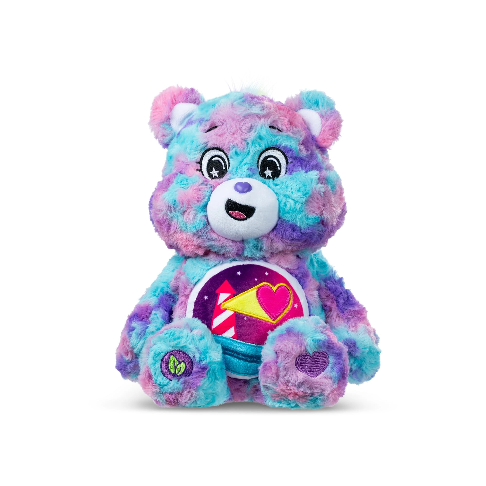Basic Fun Loveshine Bear - Care Bears 35 cm Colour Splash Plush