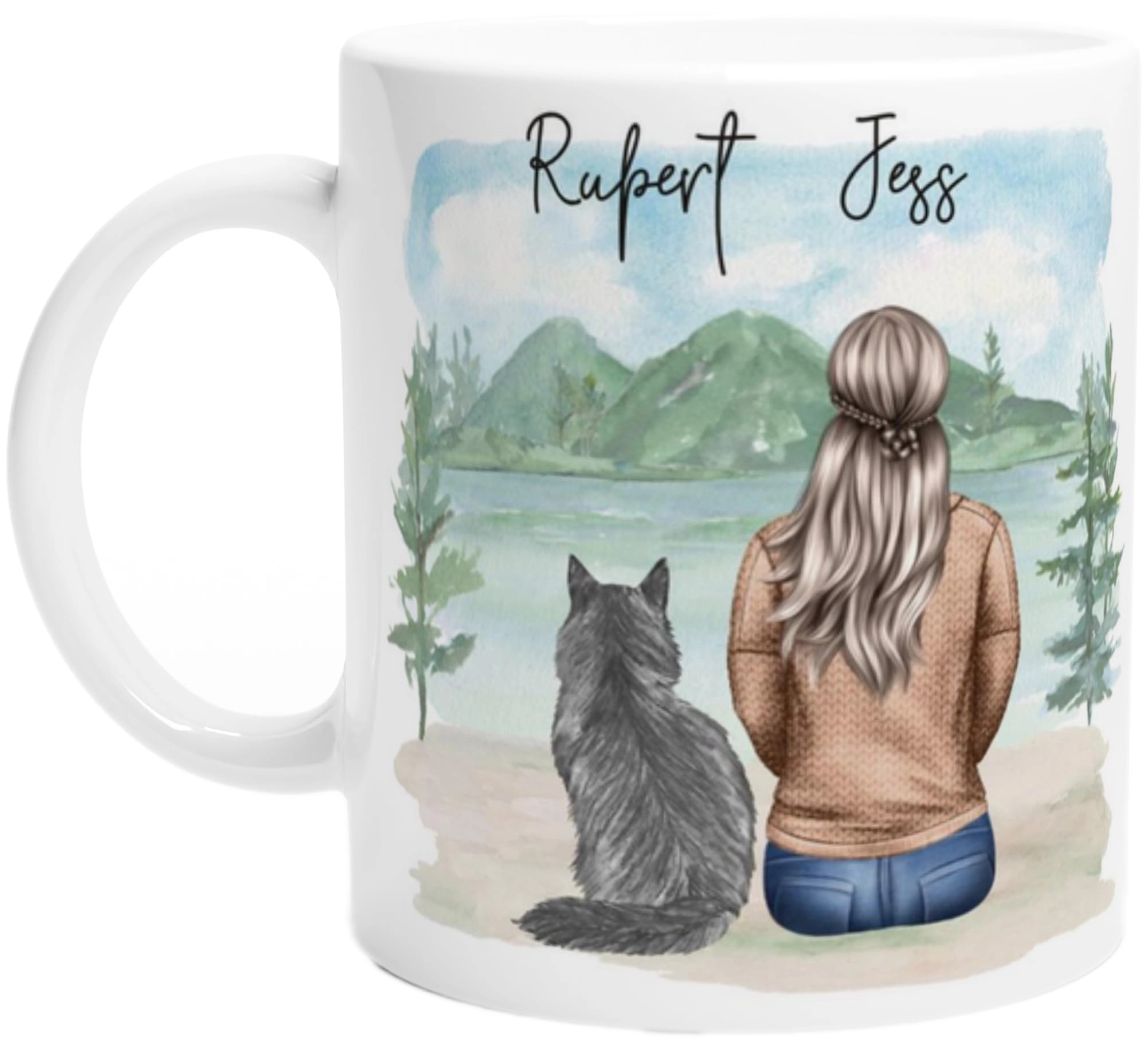 engravables Custom Printed Mug - 1 pcs Personalised Dog Lover