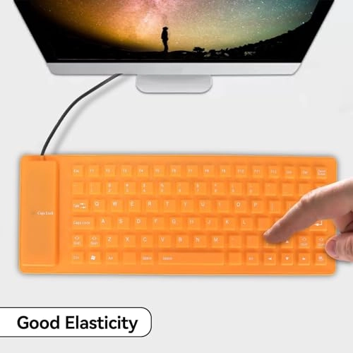 Folding Silicone Keyboard - Wired/Wireless