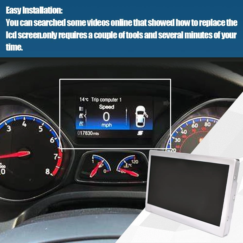 LCD Display Color Screen - Fits Ford Escape Focus 2013-2016 150 MPH Speedometer