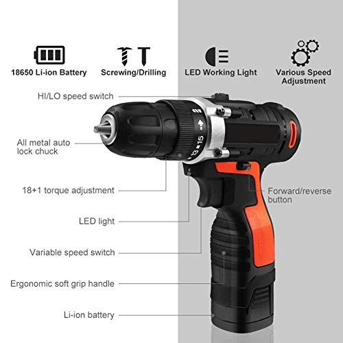 Cordless Drill Driver - 16.8V 2-Speed