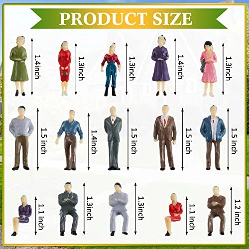 Mini People Figures - 14 years 50 pieces (AU-Kasyat-1659)