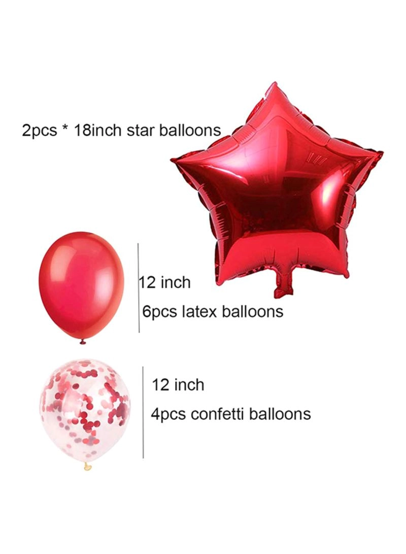 Decorative Foil Balloon - 25-Piece
