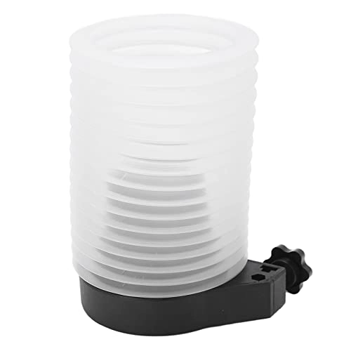 Drill Dust Bowl - PVC Rubber White