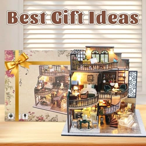 DIY Miniature House Kit - Vintage Coffee Shop