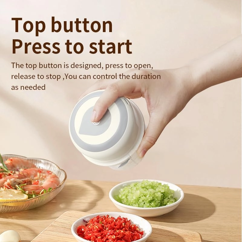 Electric Garlic Chopper - 250ML USB
