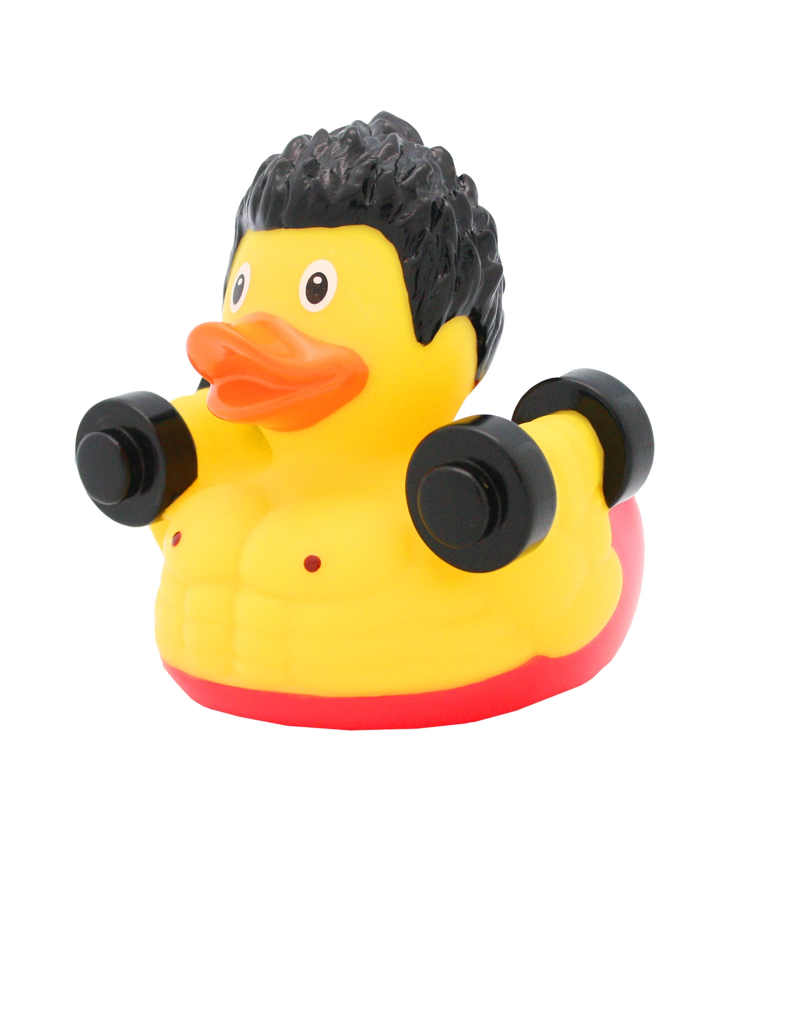 LILALU Bodybuilder Rubber Duck - 8.5 x 8.5 x 7.5 cm Rubber