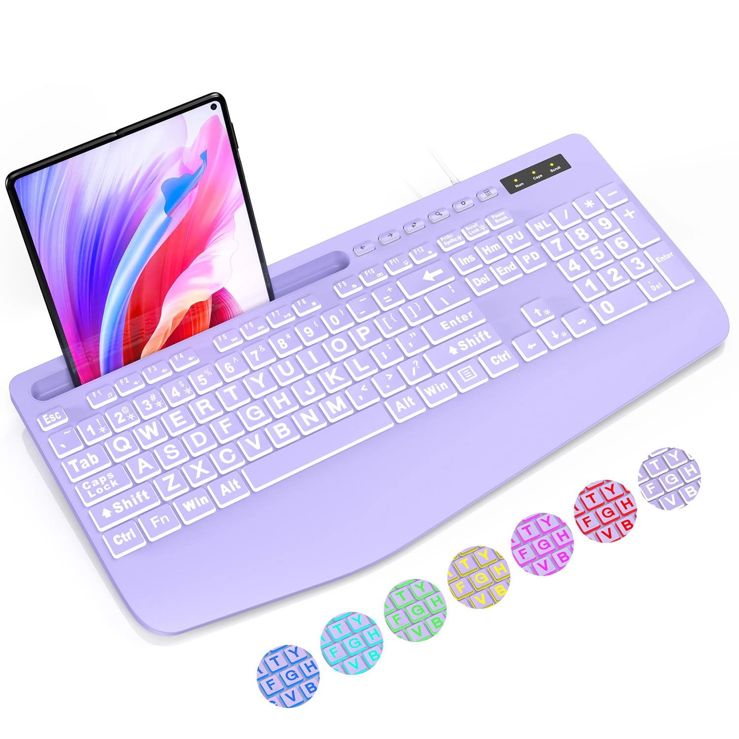 Large Print Backlit Keyboard - Standard Wired