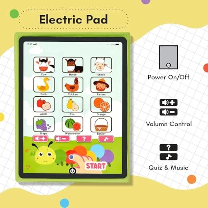 Busy Book - 1 2 3 4 5 Year Old 13 pieces