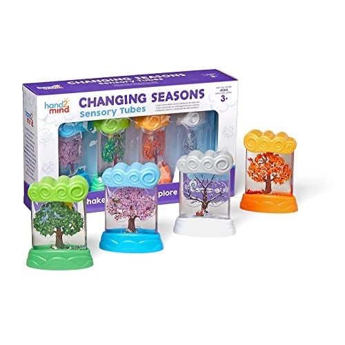 hand2mind Changing Seasons Sensory Tubes - 3-5 4 pieces