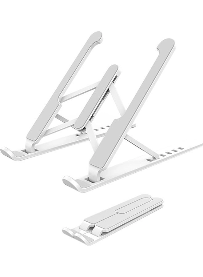 Foldable Laptop Stand - White