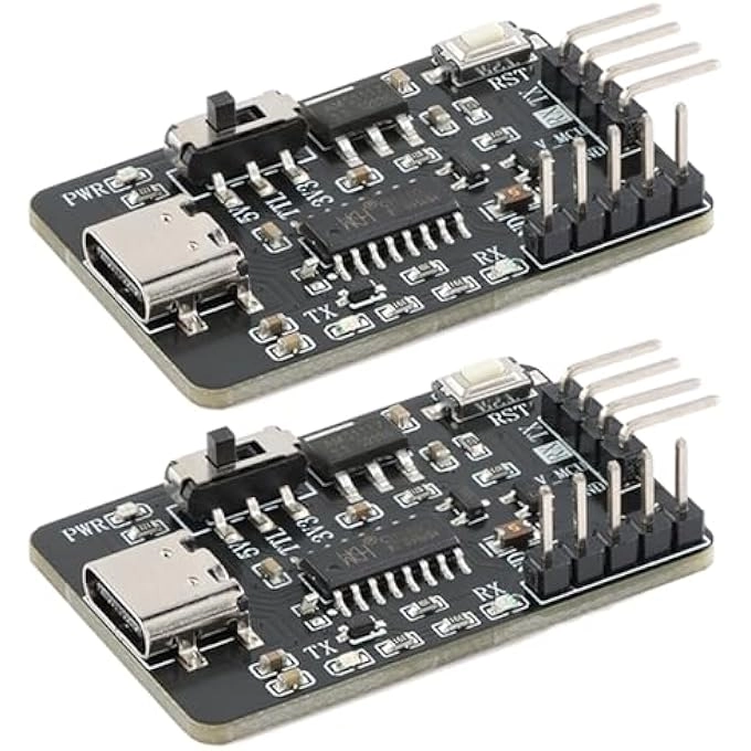 rayihni CH340C USB TYPE-C TO UART SERIAL PORT ADAPTER