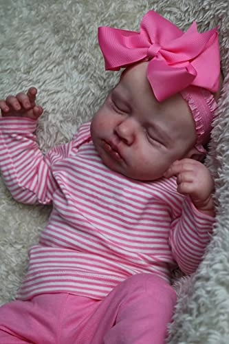 Loulou Reborn Baby Doll - 19 inches Blue Eyes