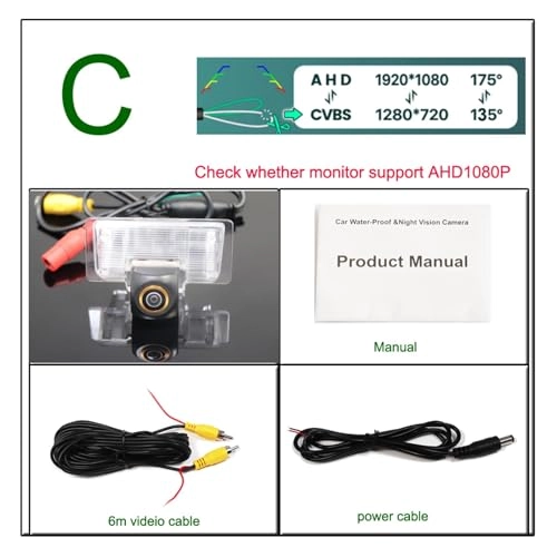 Car Reversing Camera - Night Vision AHD1080P