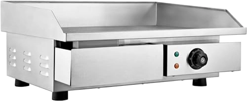 Commercial Electric Griddle - Stainless Steel Cast Iron Plate 240 Volts
