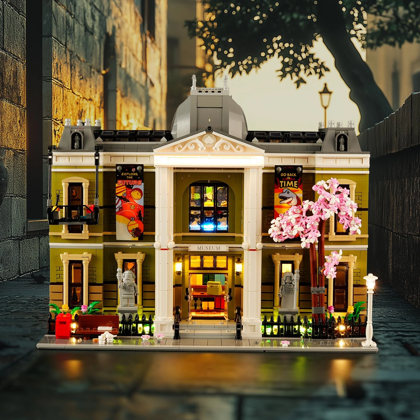 BRIKSMAX Lighting Kit for Natural History Museum - Compatible with Lego Icons Battery Powered