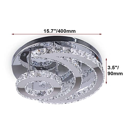 Crystal Chandelier - 3000K 4000K 6000K Dimmable