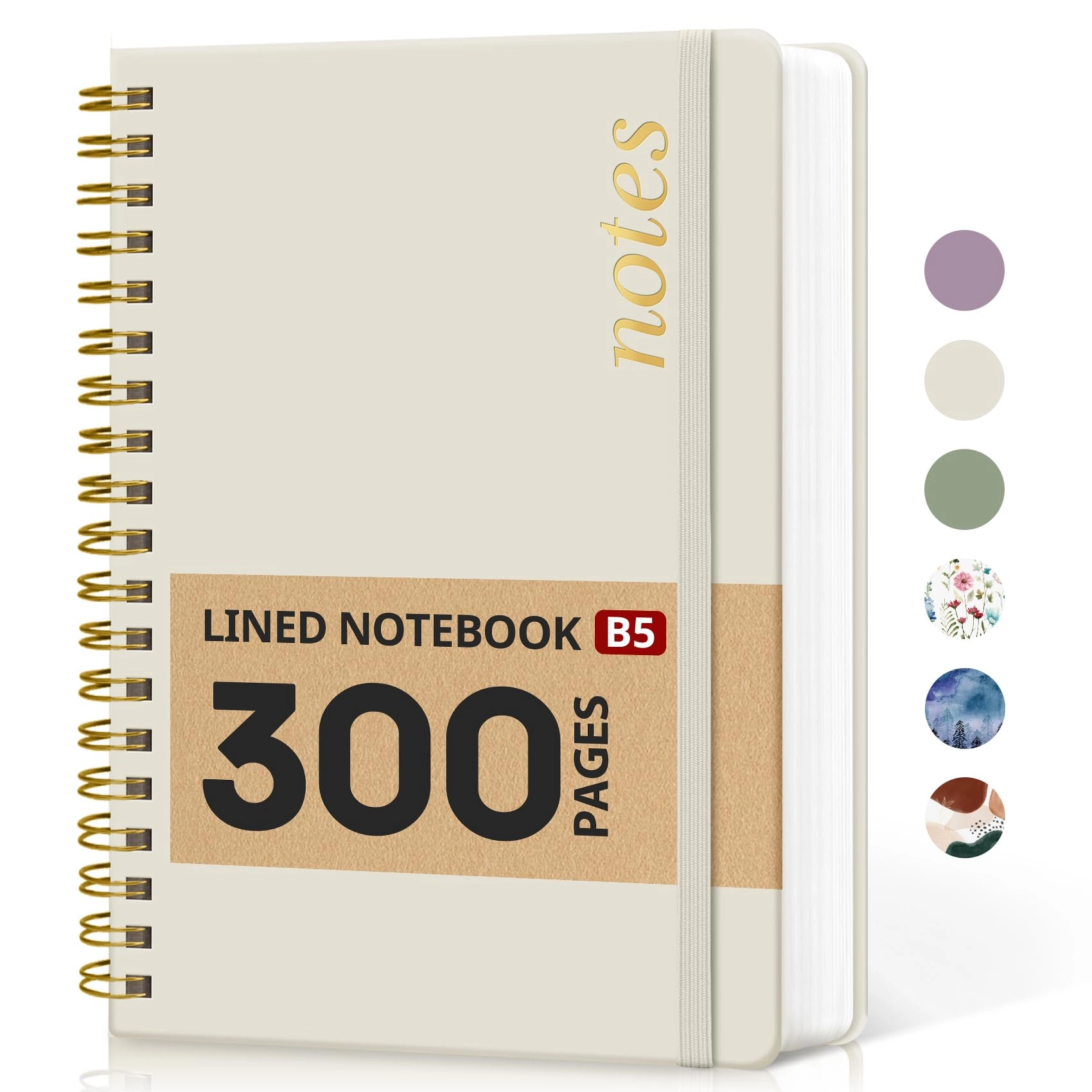 Taja Spiral Notebook B5 Spiral - Lined 300 Pages
