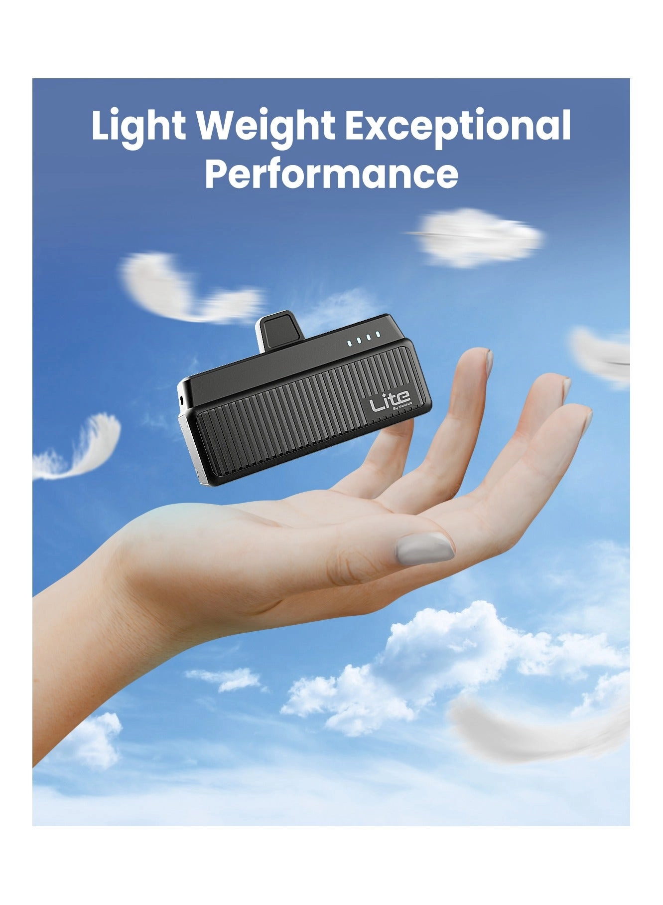 Lite Mini-Pocket Power Bank - 5000 Watt-hour 20 Watt