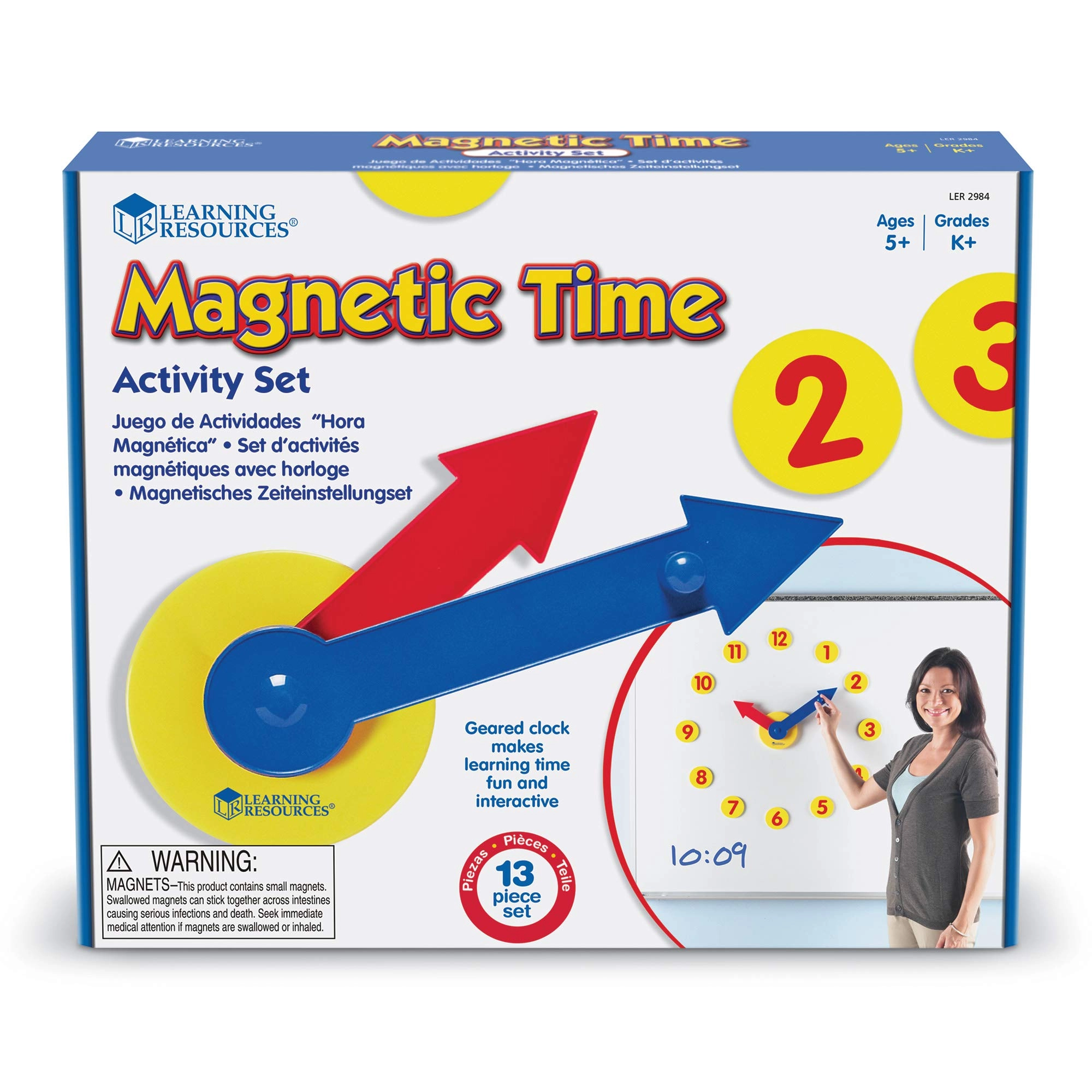 MZA STORES Magnetic Time Activity Set - 5+