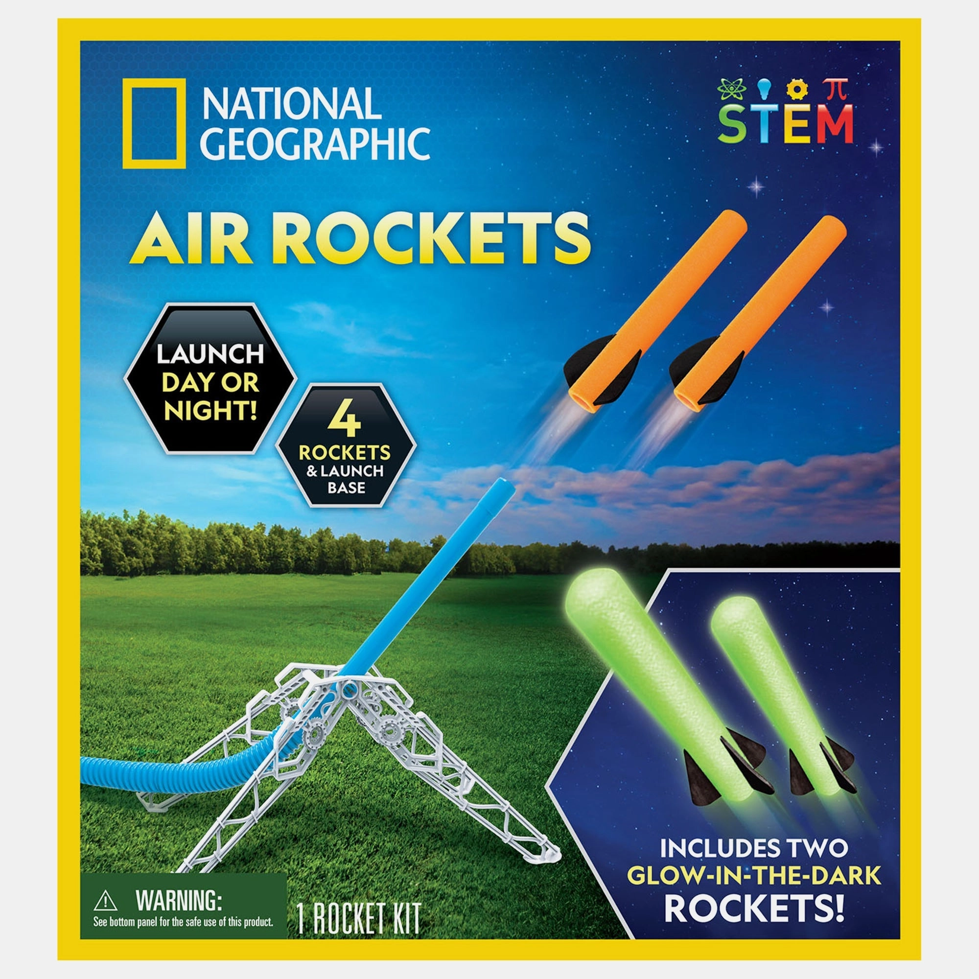 National Geographic Air Rockets Kit Science - 8 years+ 7 pieces