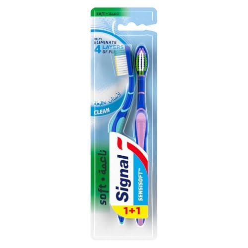 Sensisoft Toothbrush - Soft 2-Piece Pack