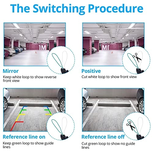 Car Backup Camera - 12 LED Night Vision