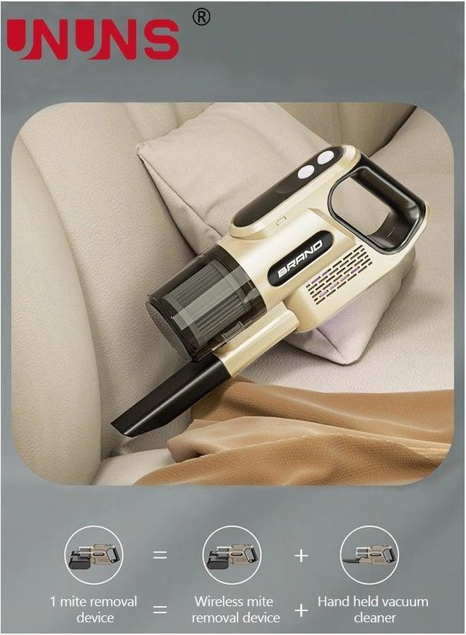 Bed UV Vacuum Cleaner - 12KPa Black