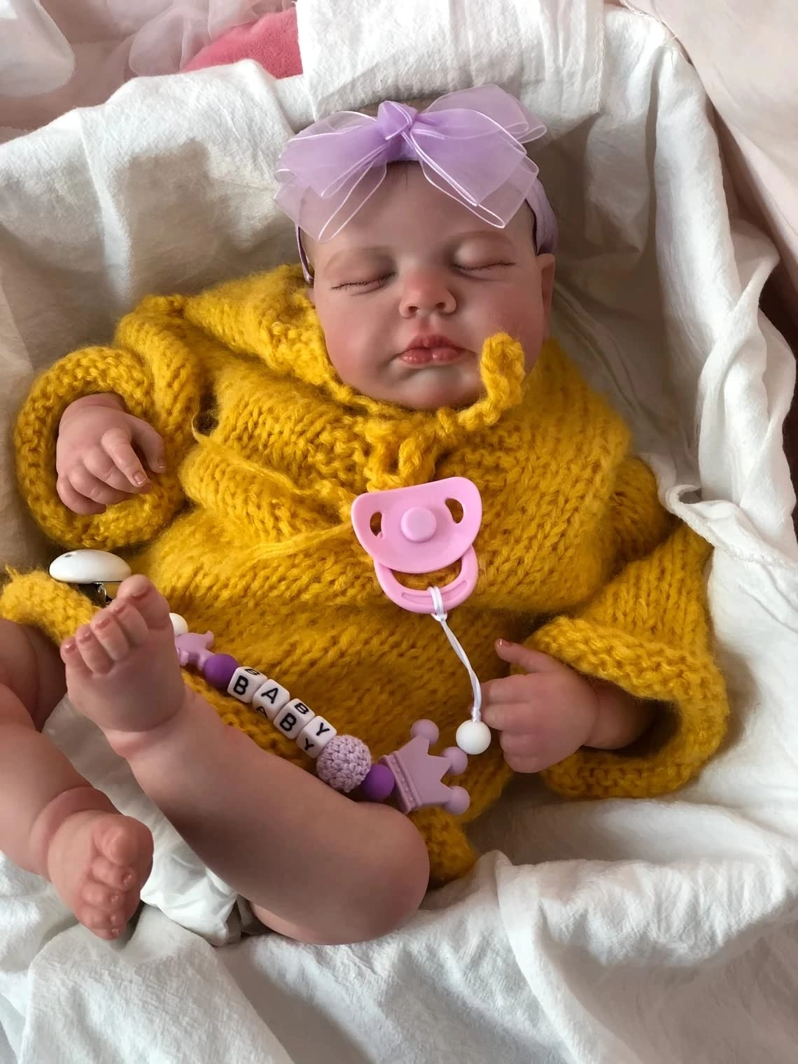 Loulou Reborn Doll - 19 Inches Ready Painted