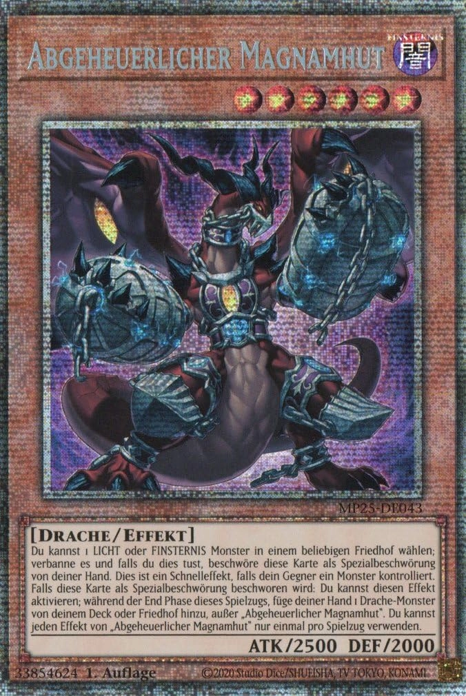 MZTCG Yugioh Abhorious Magnam Hat MP25-DE043 - German