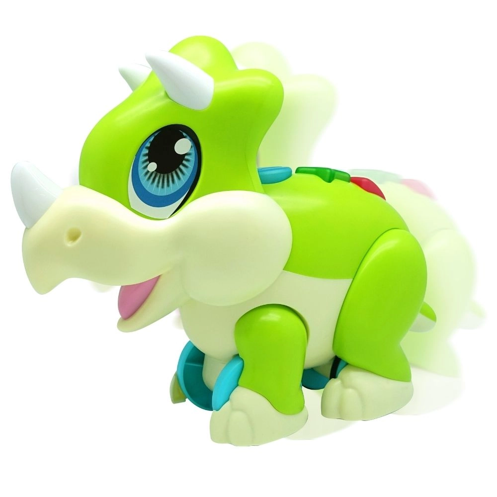 Dragon-I Toys Push And Play Sound Triceratops