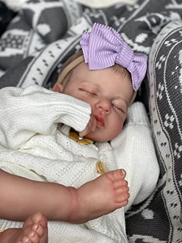 Loulou Reborn Baby Doll - 19 Inch Silicone Body