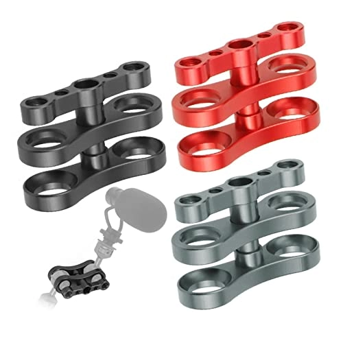 1" ball clamp - Aluminum Standard Gray