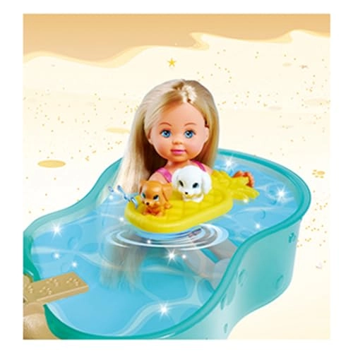 Evi Love Pool Party Doll - 12 cm Plastic Pink Ages 3+