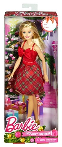 Holiday Surprise Dress Doll - 11.5 Inches Tall Plastic Ages 3+