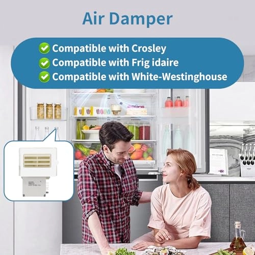 Refrigerator Damper - Crosley Frigidaire White-Westinghouse