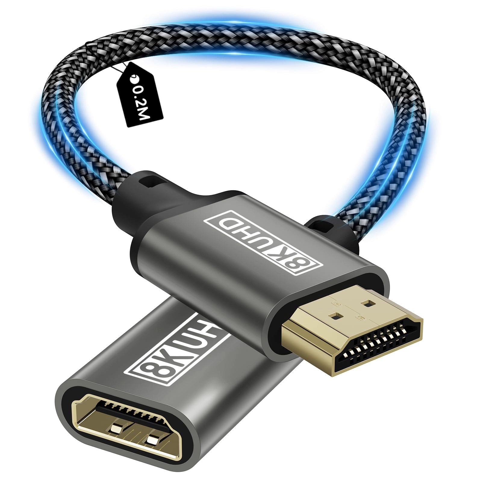 Dongguan Pengqiao Photoelectric TechnologyCo.,Ltd. 8K HDMI Cable 0.2m