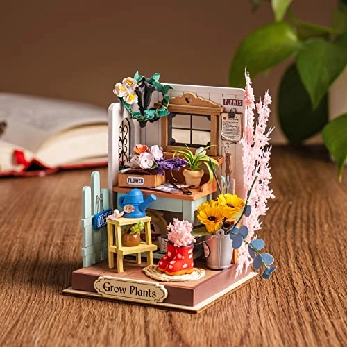 DIY Miniature Dollhouse Kit - Holiday Living Room