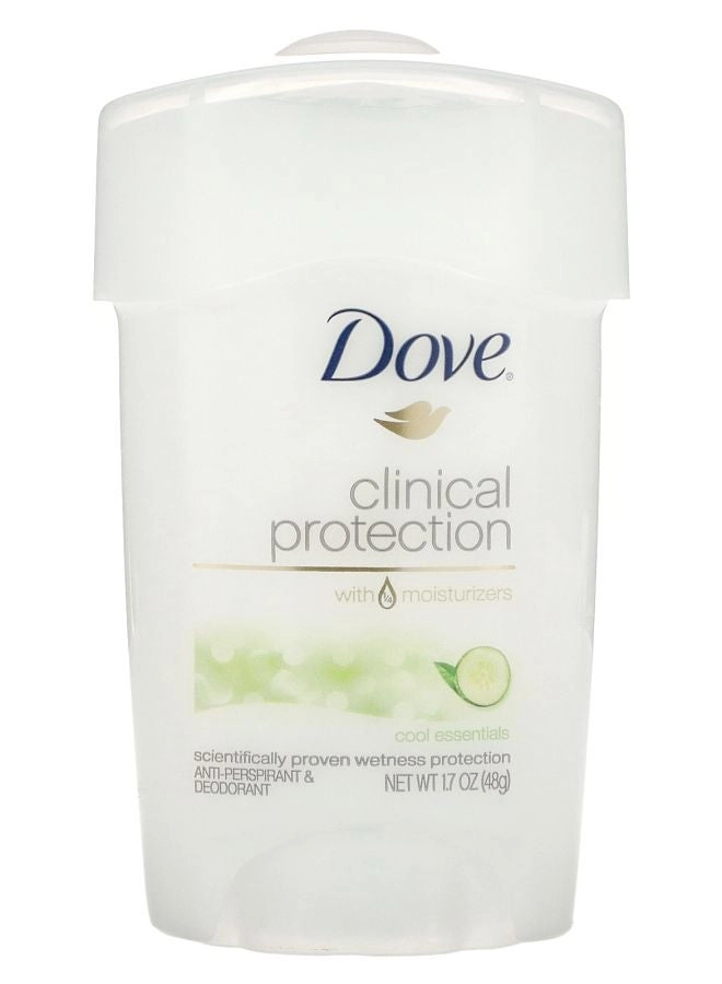 Dove Clinical Protection Antiperspirant - Cool Essentials 1.7 Ounce