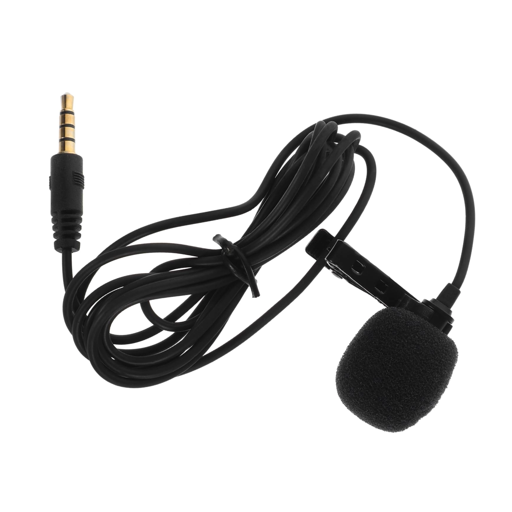 DECHOUS Professional Podcast Omnidirectional Condenser Lavalier Mic Wireless Microphone