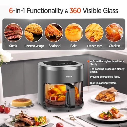 Glass Air Fryer GM-AF01