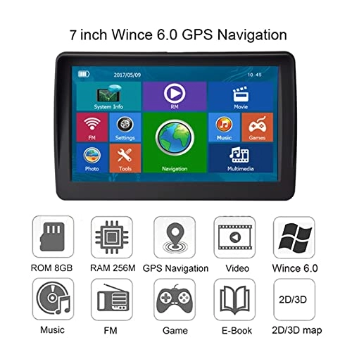 Vehicle Truck GPS Navigation - 7 inch 256MB+8GB 89456154565