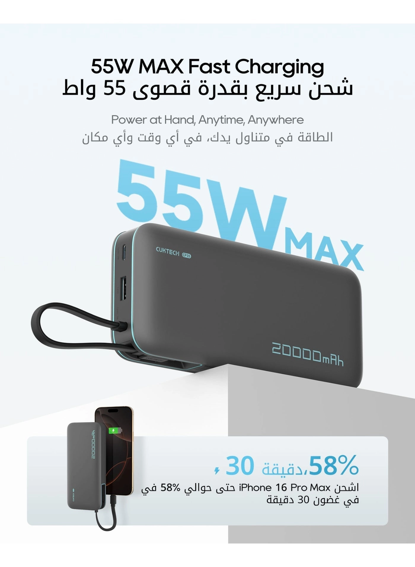CP25 - 20000mAh 55W