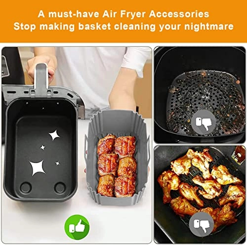 Air Fryer Silicone Liner - Food-grade Silicone 2PCS