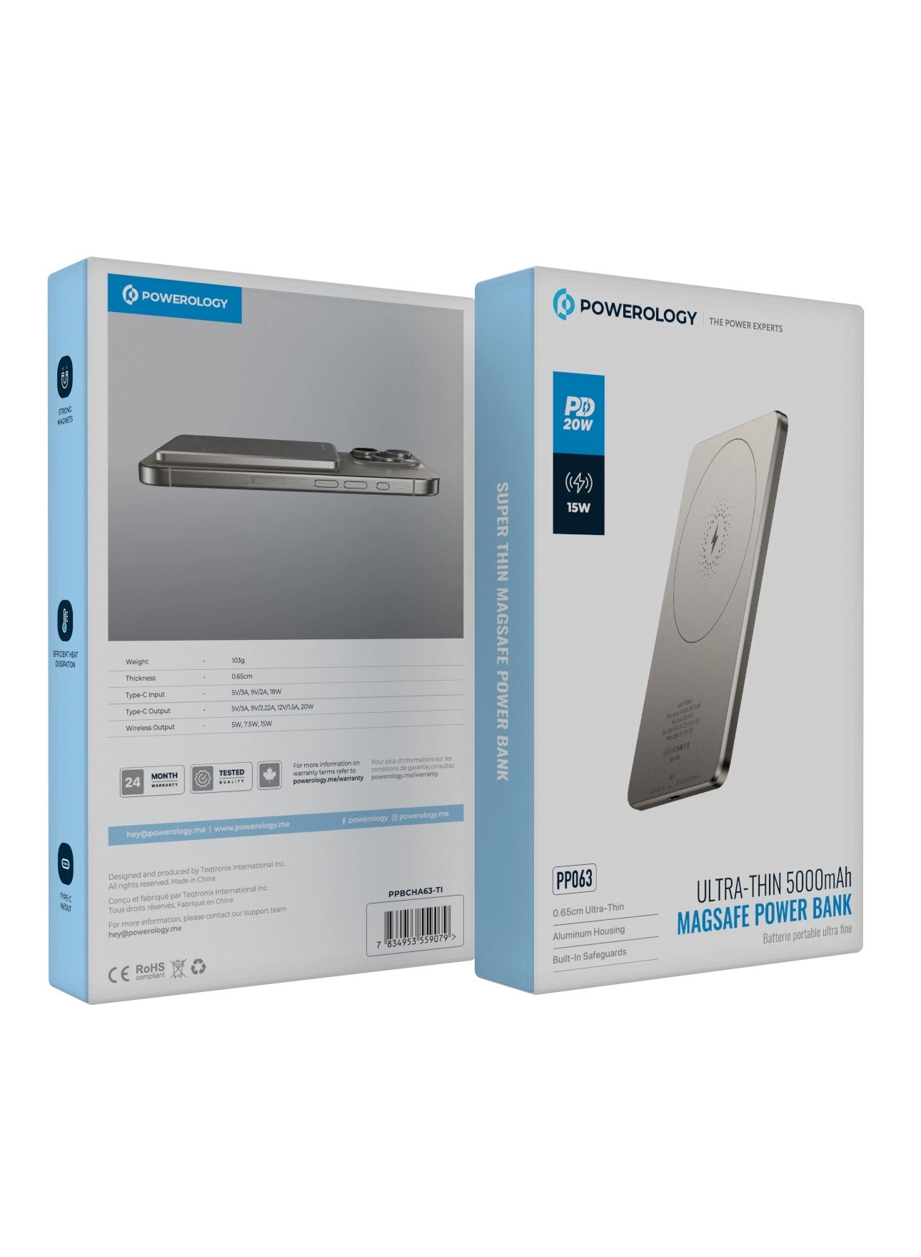 PPBCHA63-GY - 5000mAh 15W