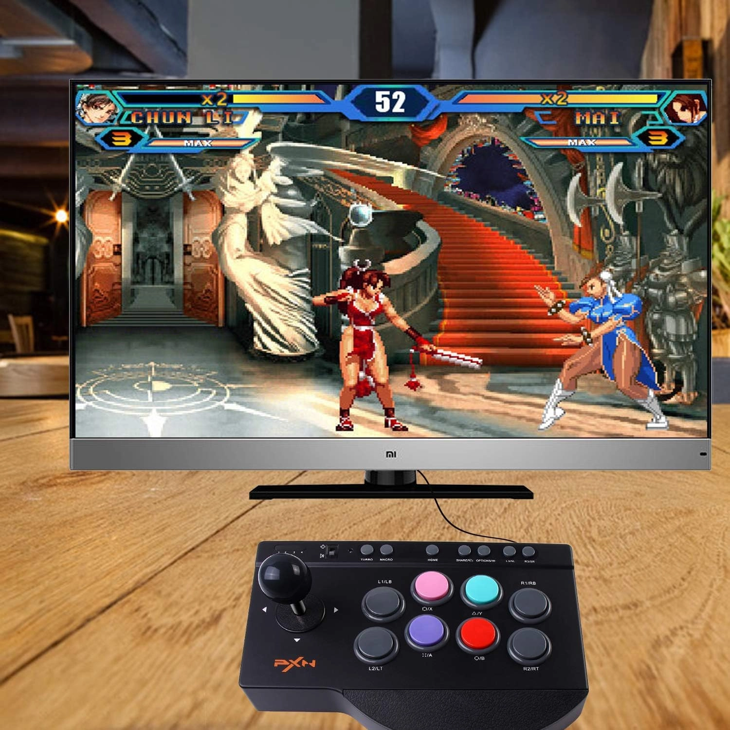 Arcade Joystick Game Controller - Black PC/PS3/PS4/X-ONE