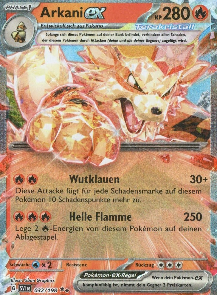 MZTCG Arkani EX - SVI 032 - German